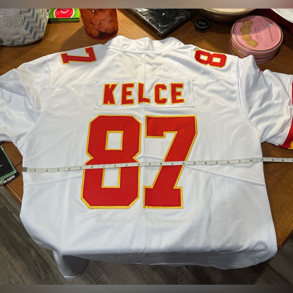Kansas City Chiefs Travis Kelce 87 Jersey adult small